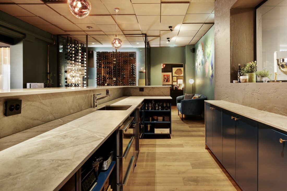 Michelin-starred restaurant Etoile in Stockholm relies on Dekton design