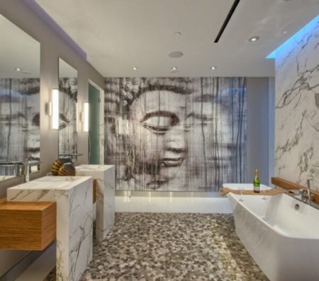 Image number 16 of the current section of Designer bathrooms with unique materials in Cosentino Australia