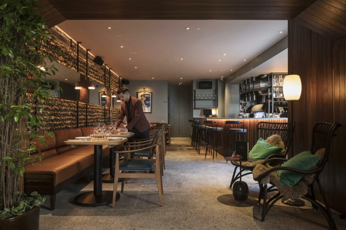 Image number 17 of the current section of Brighton’s Burnt Orange Bar and Restaurant is Laid Back and Luxurious with Bespoke Silestone Surfaces in Cosentino UK
