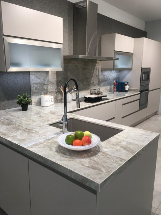 Image of Grupo Leoia Cocinas Taga 1 in L-shaped kitchens, functionality and design in any space - Cosentino