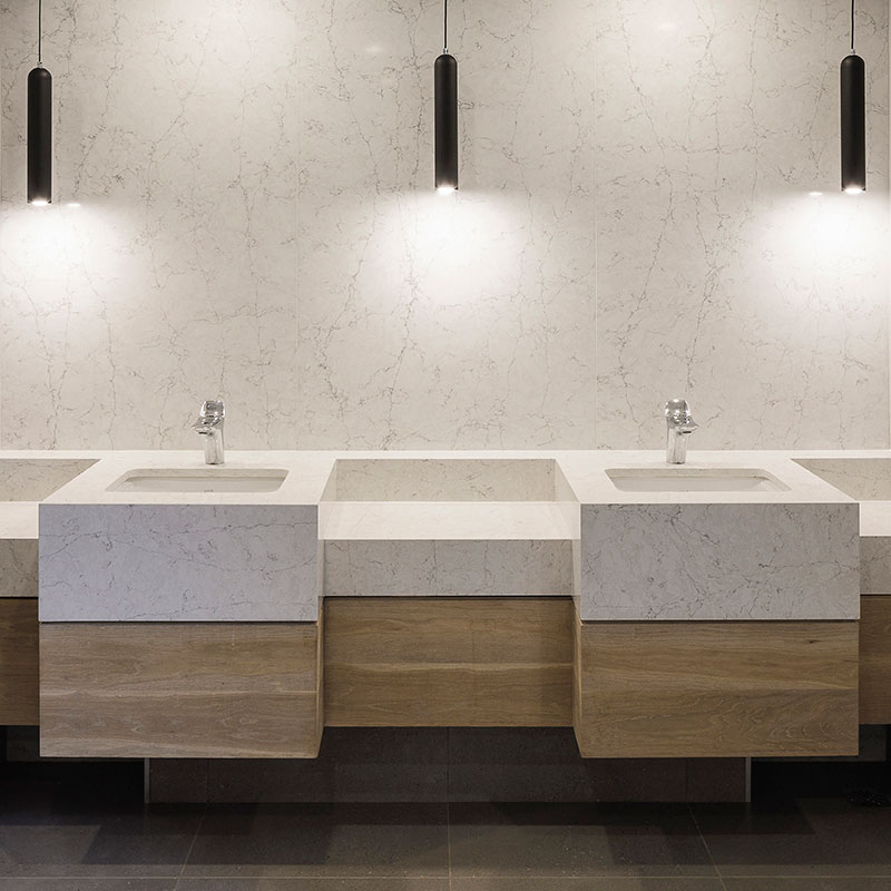 Image of bano silestone remodeling in Bathroom Remodelings - Cosentino