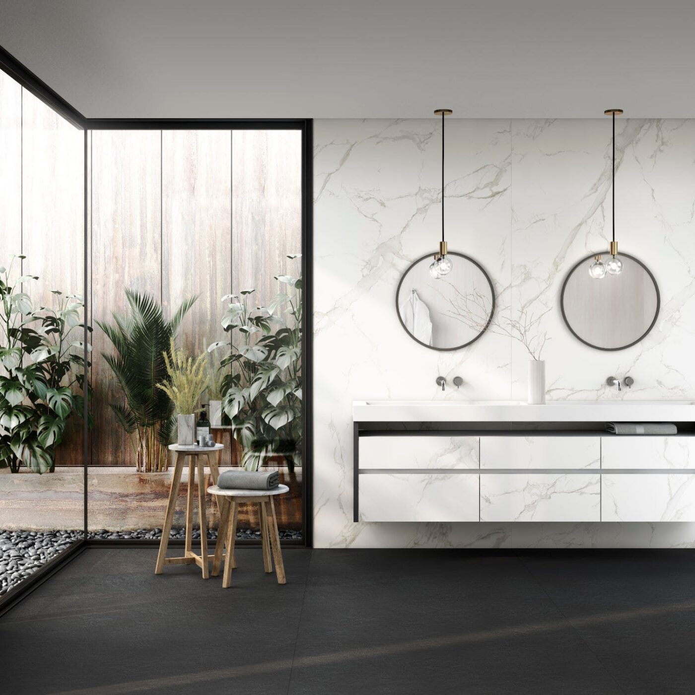 Image of Dekton Bathroom Aura 15 1 in Spring at home: let’s make the most of it! - Cosentino