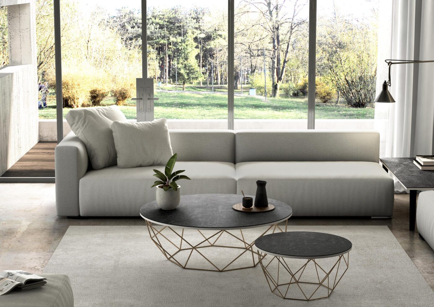 Image of Mesa Dekton Slim Table Detalle Laos 2 1 in Spring at home: let’s make the most of it! - Cosentino