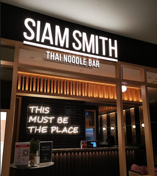 Chic Charming Interior at Siam Smith Thai Noodle Bar
