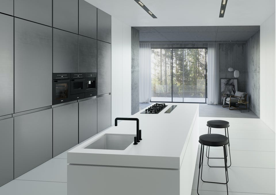 Image of dekton kitchen uyuni in cuisine 3D - Cosentino