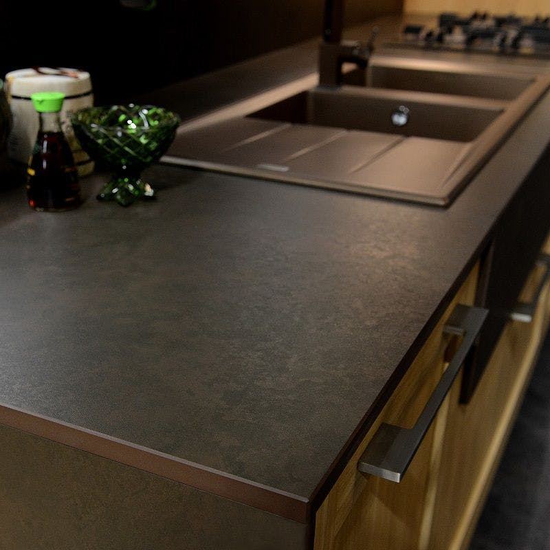Image of encimera cocina gris dekton keranium 1 1 in Black Kitchen Countertops - Cosentino