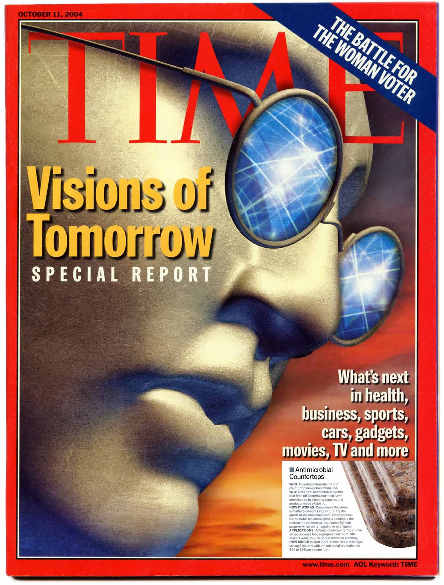 Image of 2004 Revista Times Visions of Tomorrow baja 1 1 in Cosentino, 40 years of international growth and expansion - Cosentino