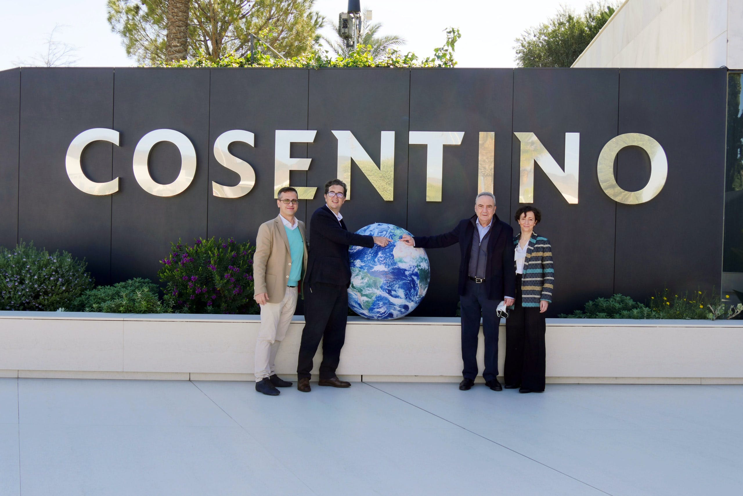 Image of Antonio Urdiales Jesus Linares Franciso Martinez Cosentino Mar Martinez Cosentino Ramos scaled 12 in Cosentino reaffirms its commitment to protect the planet in partnership with Sustenta - Cosentino