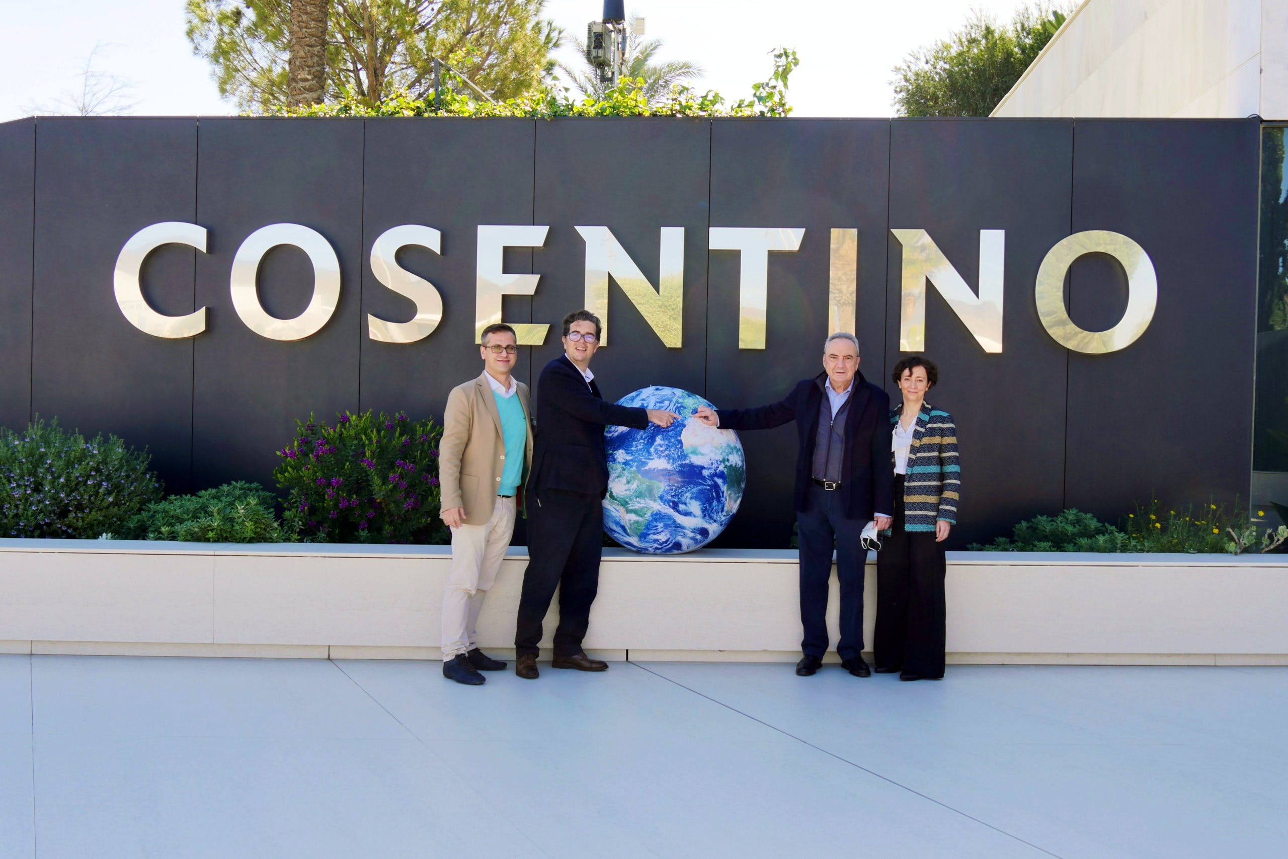 Image of Antonio Urdiales Jesus Linares Franciso Martinez Cosentino Mar Martinez Cosentino Ramos scaled 13 in Cosentino reaffirms its commitment to protect the planet in partnership with Sustenta - Cosentino