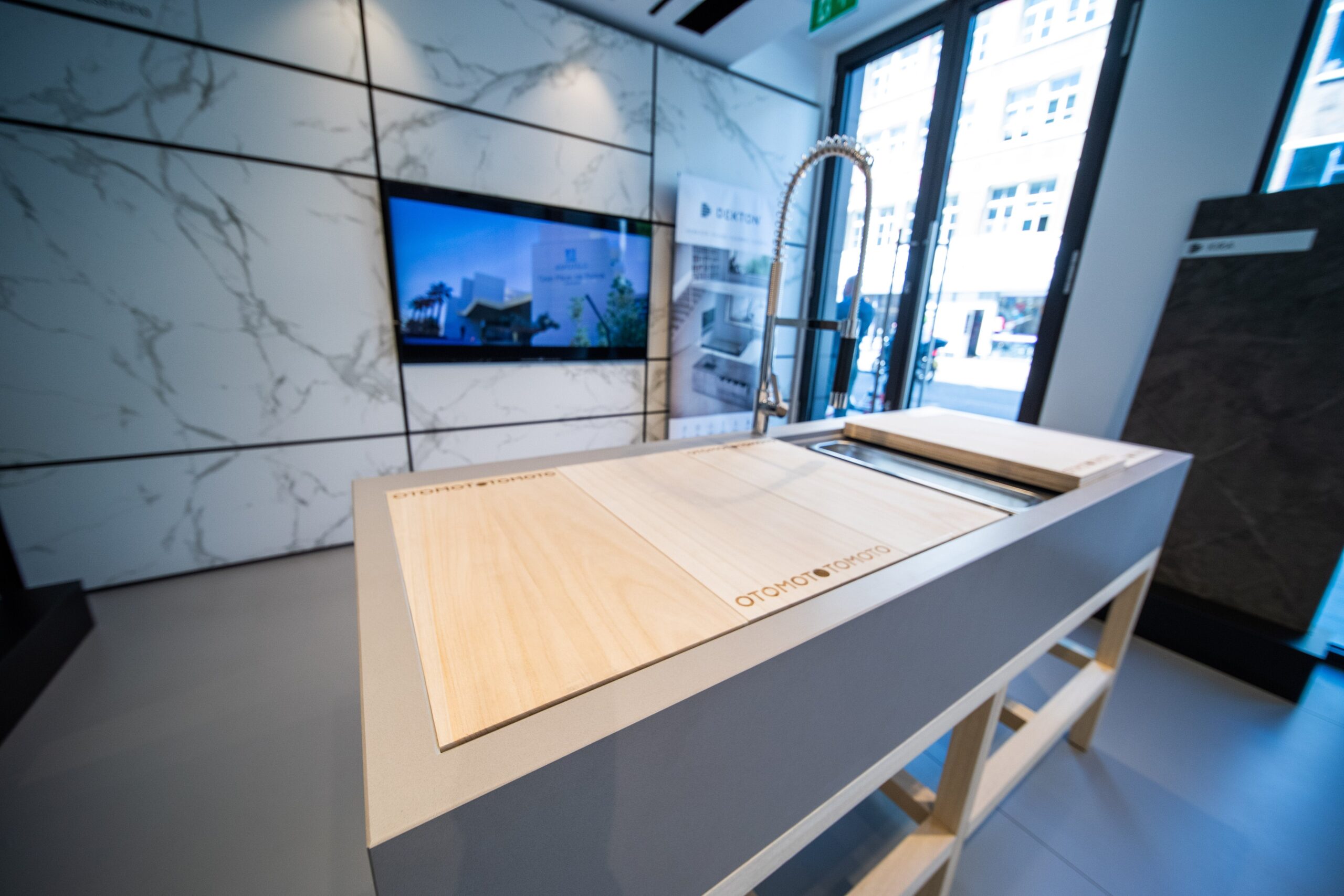 Image of CE6I8312 1 scaled in The OTOMOTO Kitchen Sink at Clerkenwell Design Week in London - Cosentino