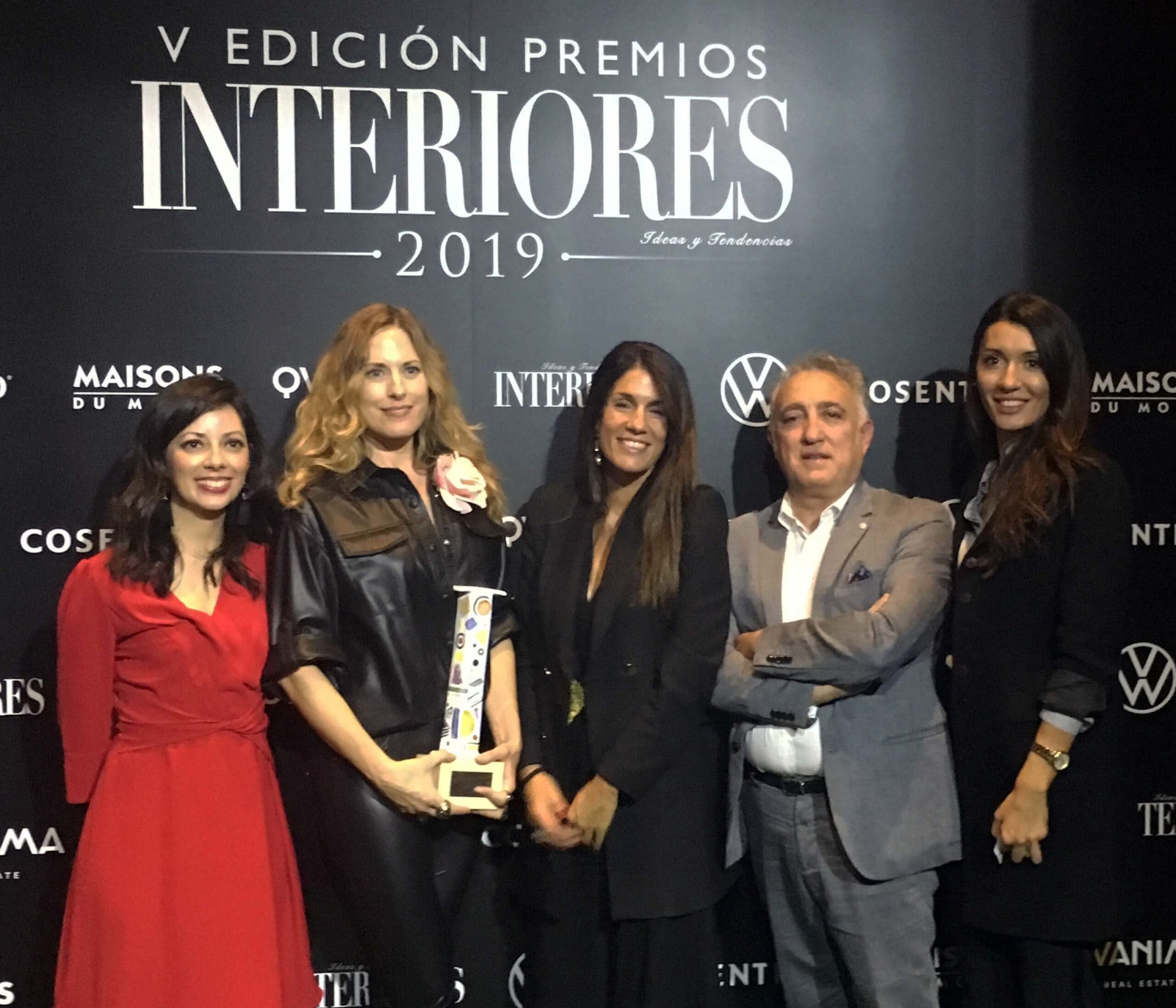 Image of Equipo Cosentino en Premios Interiores 1 scaled in Cosentino sponsors the 5th edition of Interiores Magazine Awards - Cosentino