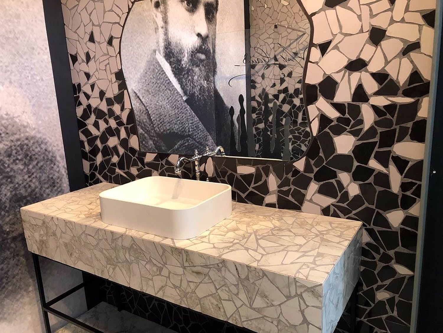 Image of Stand Cosentino Cersaie 2019 2 baja 2 in The Cosentino Group debuts at Cersaie 2019 as part of the "Famous Bathrooms" exhibition - Cosentino