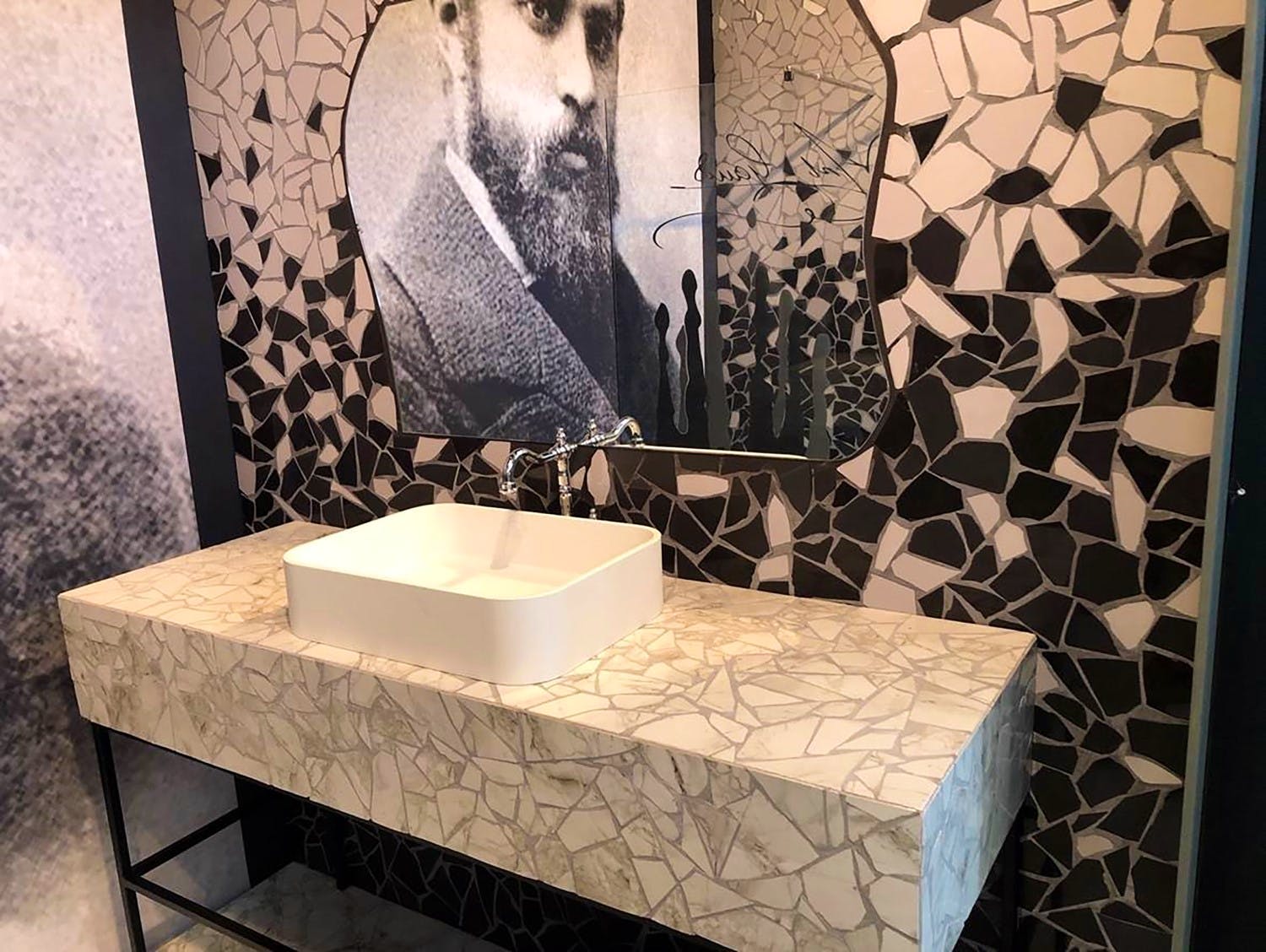 Image of Stand Cosentino Cersaie 2019 2 baja 4 in The Cosentino Group debuts at Cersaie 2019 as part of the "Famous Bathrooms" exhibition - Cosentino