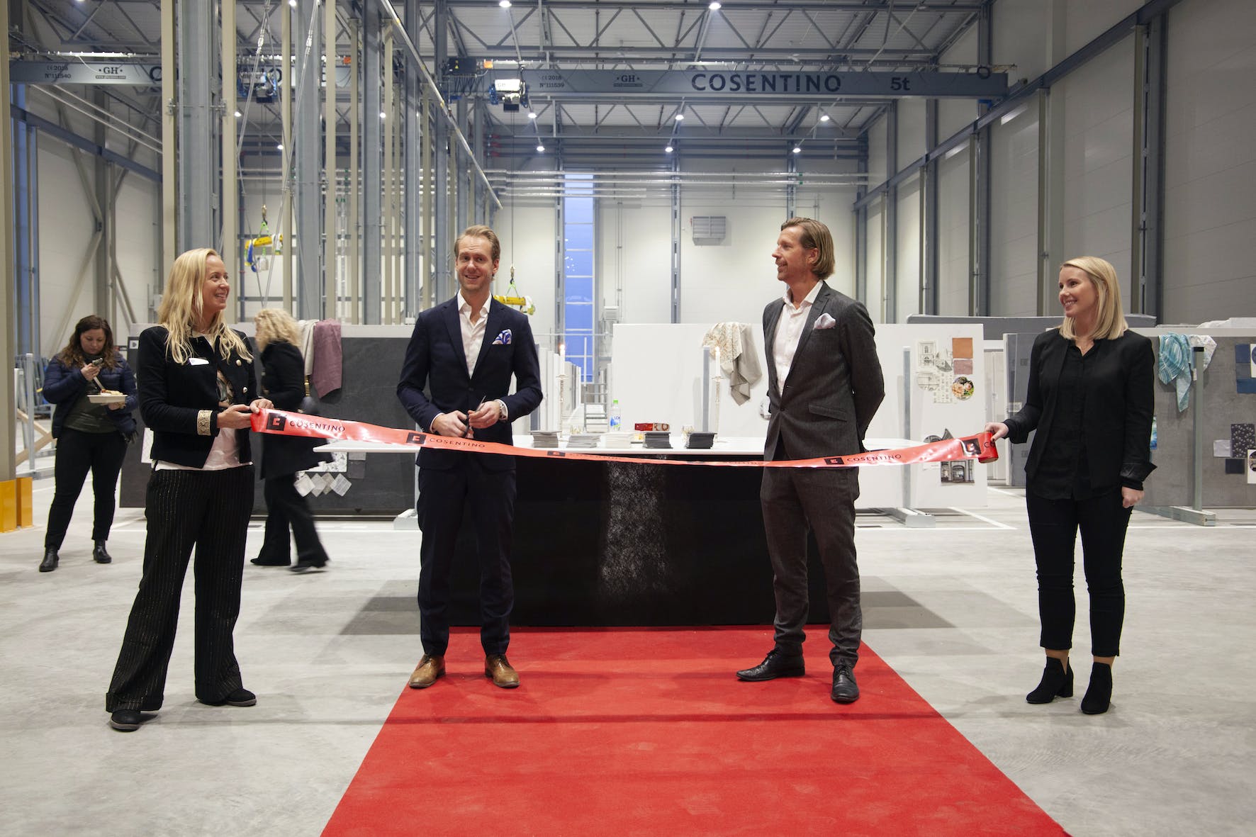Image of inauguracion Cosentino Center Estocolmo in Cosentino Group opens new "Centre" in Stockholm and celebrates the end of a year of strong growth in Europe - Cosentino